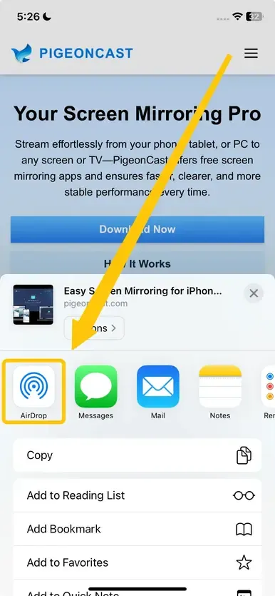 AirDrop icon