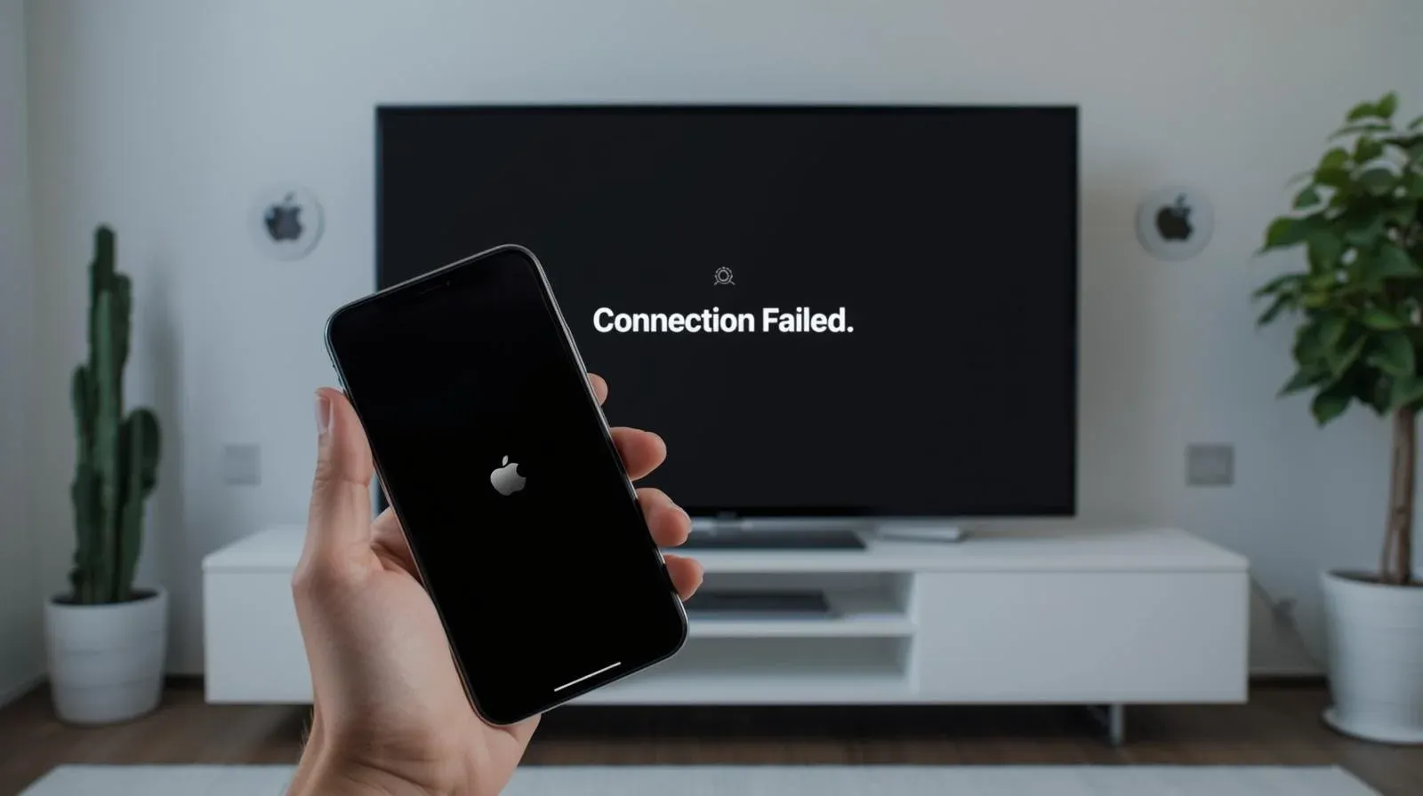 AirPlay fails to connect device