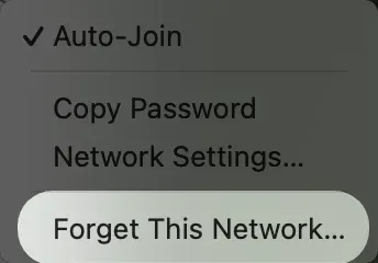 Forget this Network