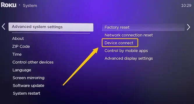 Enable 'Device Connect'