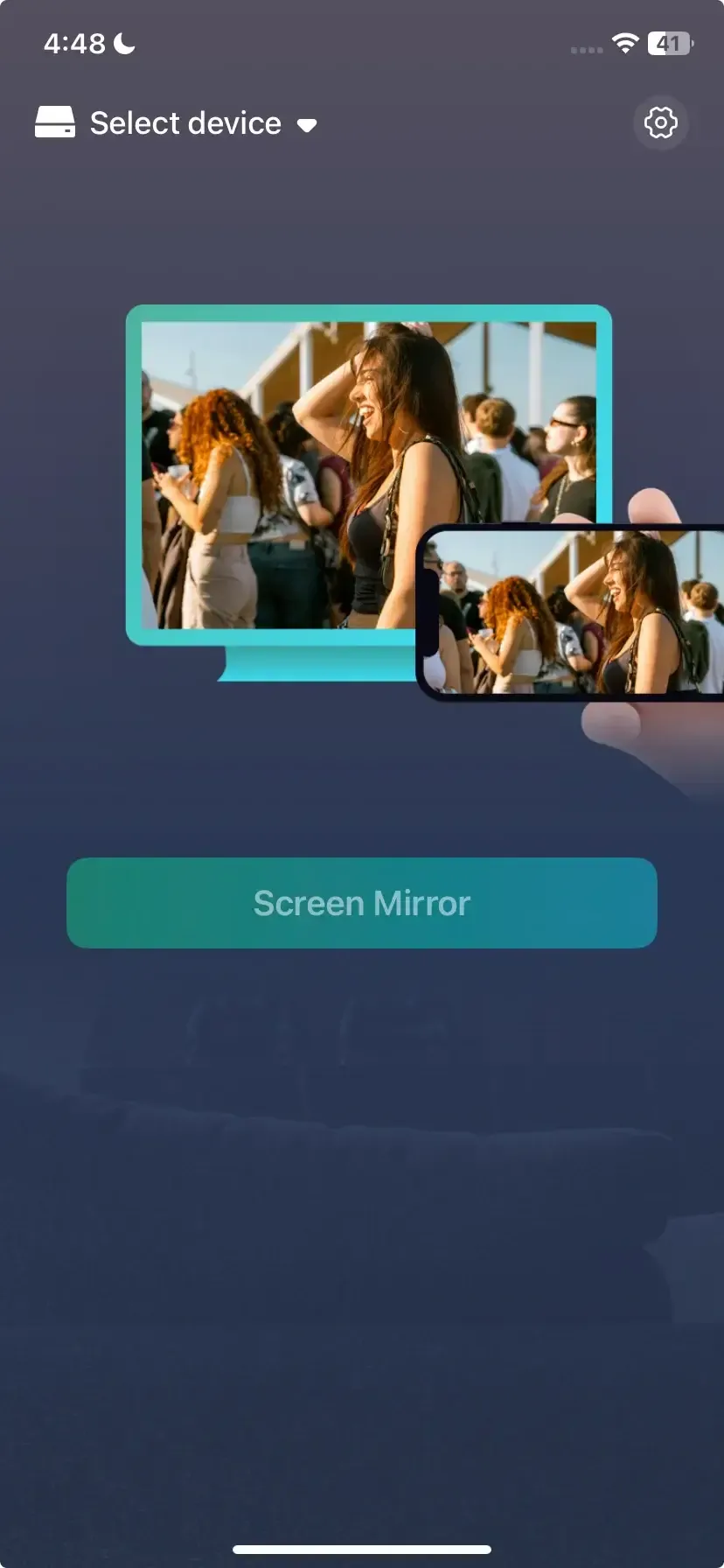 Select device option