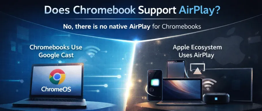 Chromecast has no AirPlay support