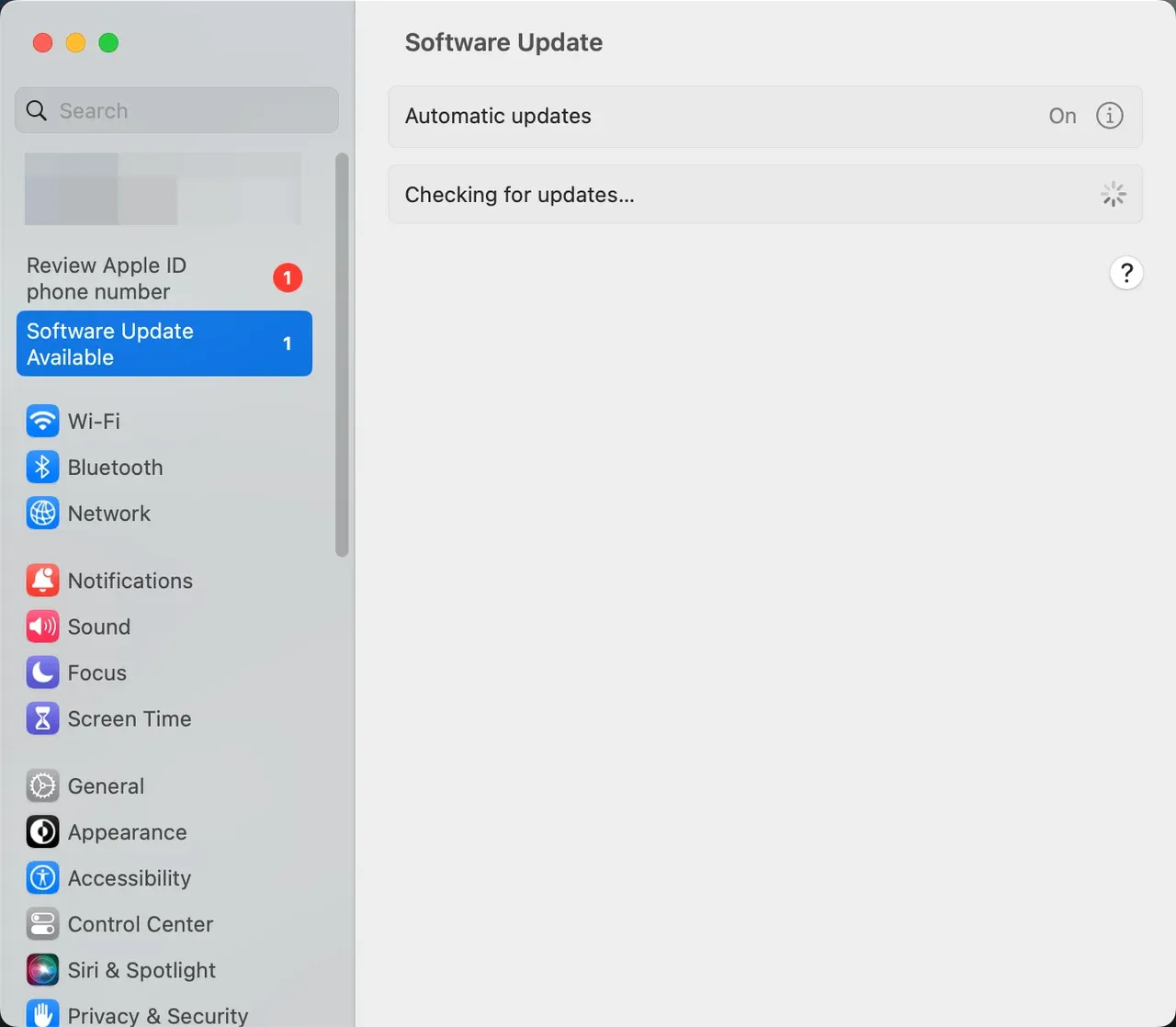 update macOS