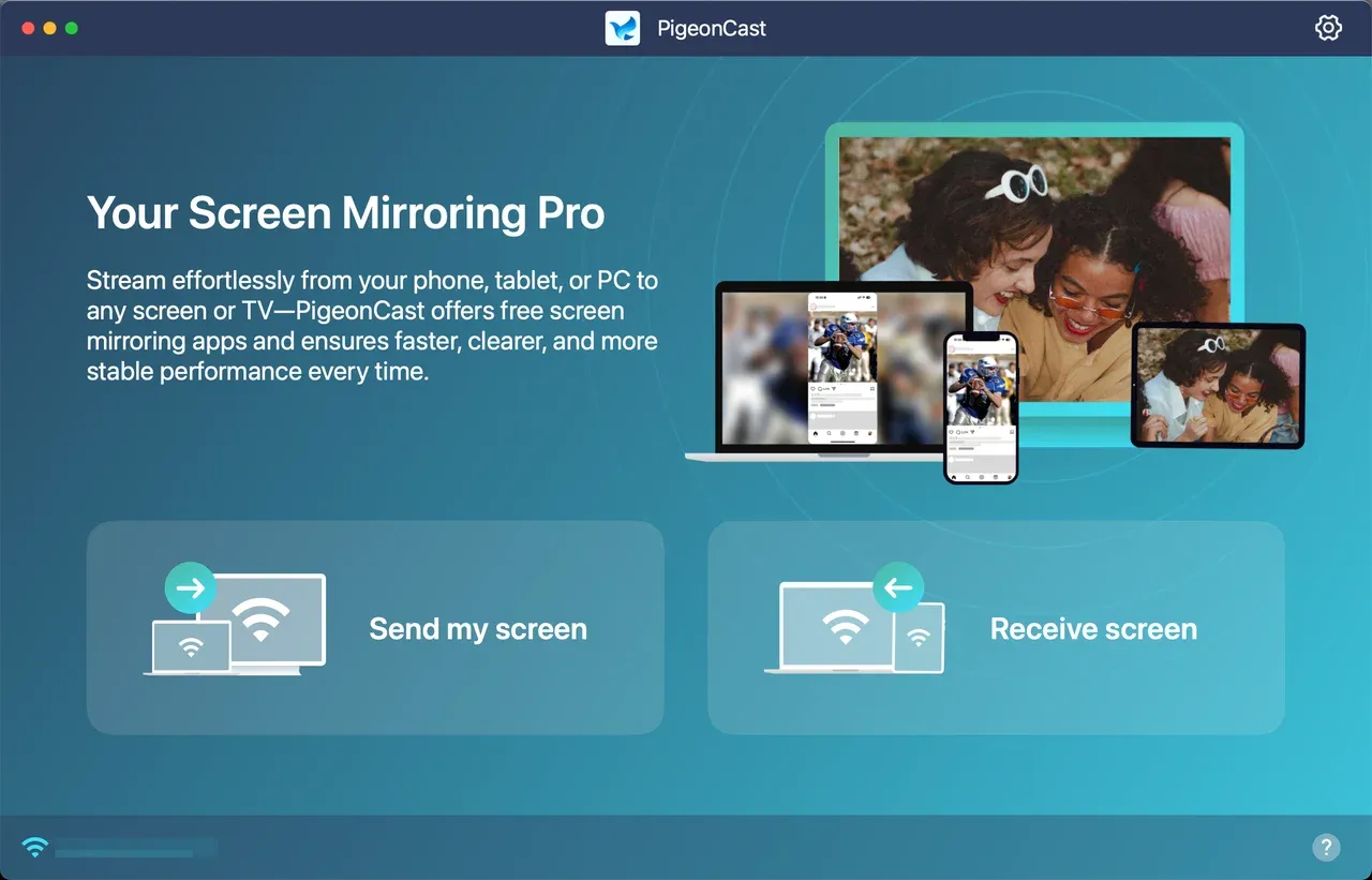 set up PigeonCast on Mac