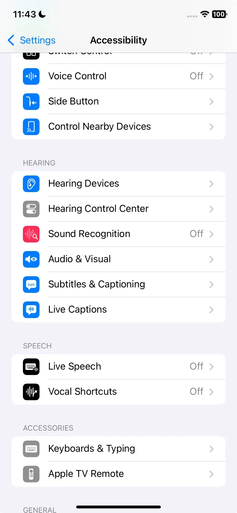 choose Subtitles & Captioning