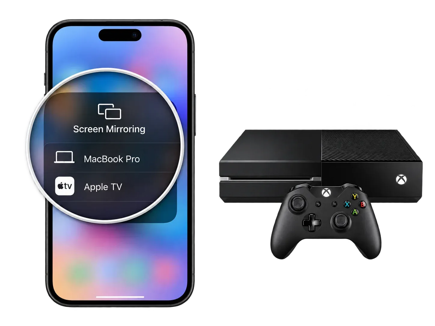 can't find Xbox in Screen Mirroring on iPhone
