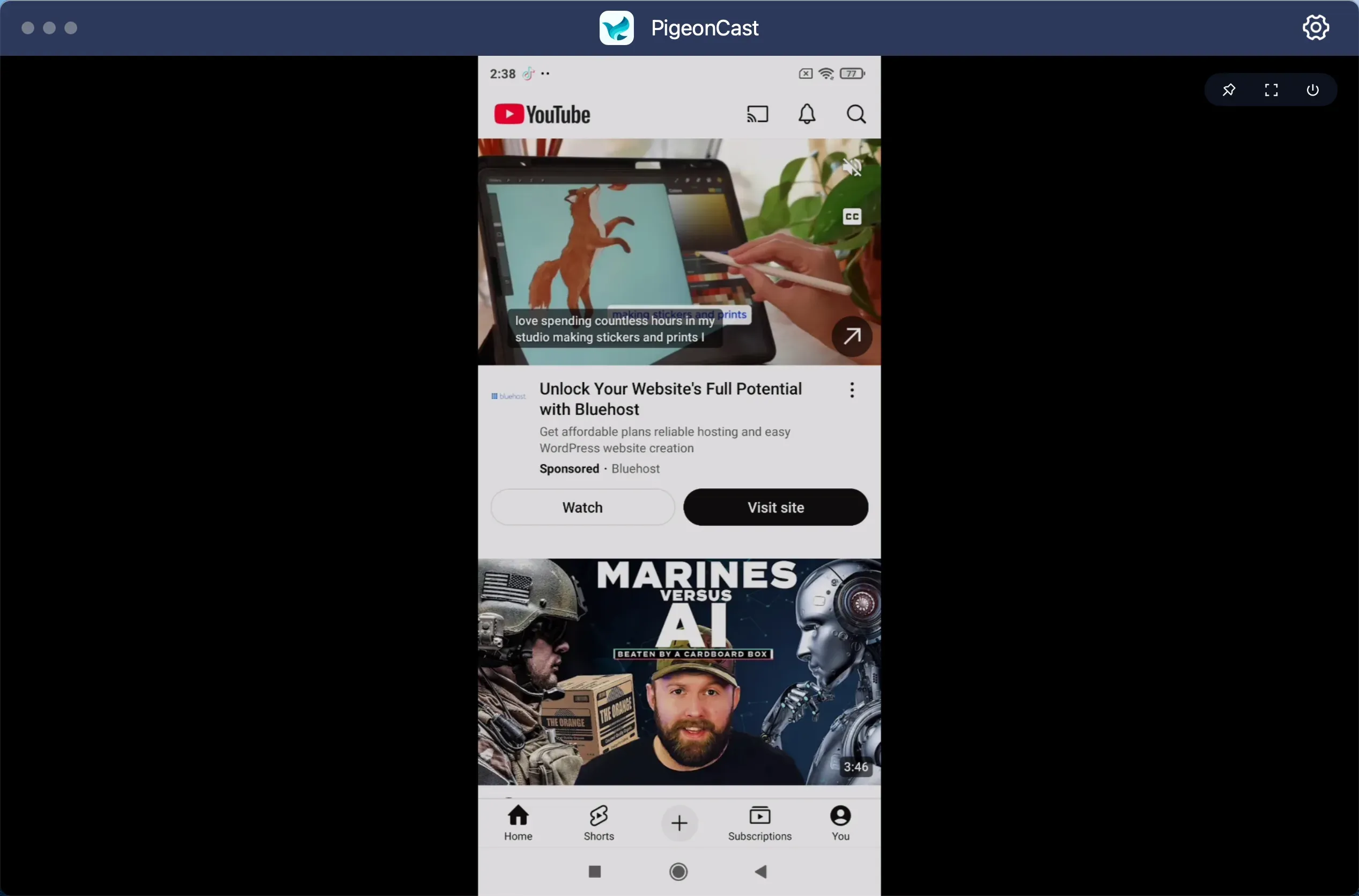 show Android screen on Mac