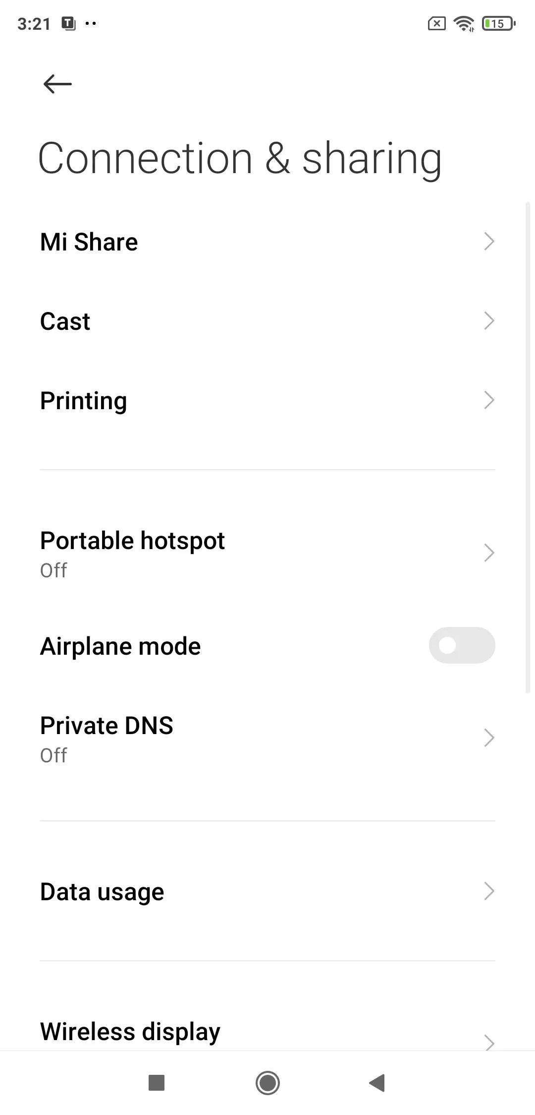 find Mircacst in Android phone