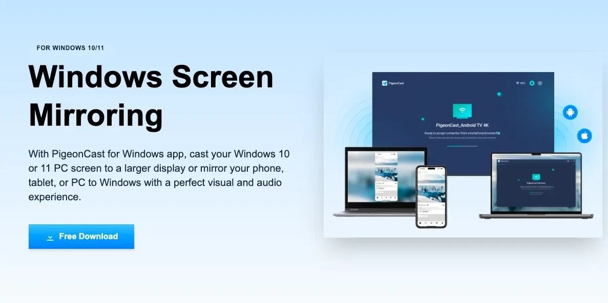 Windows Screen Mirror app