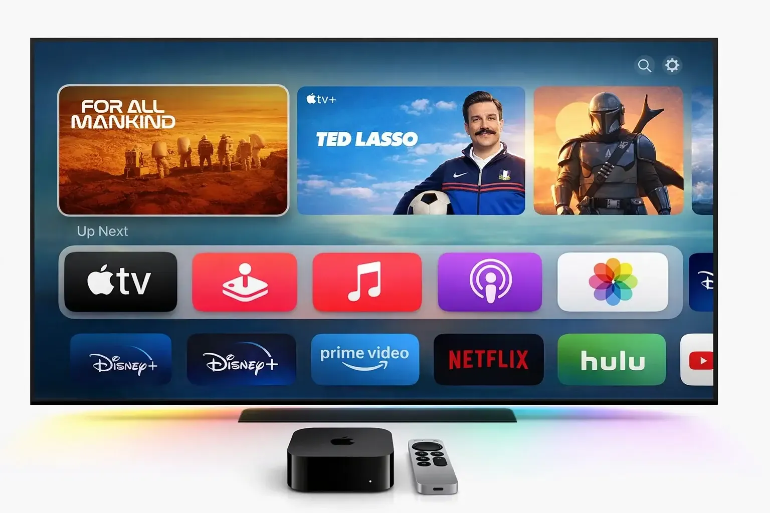 Apple TV interface