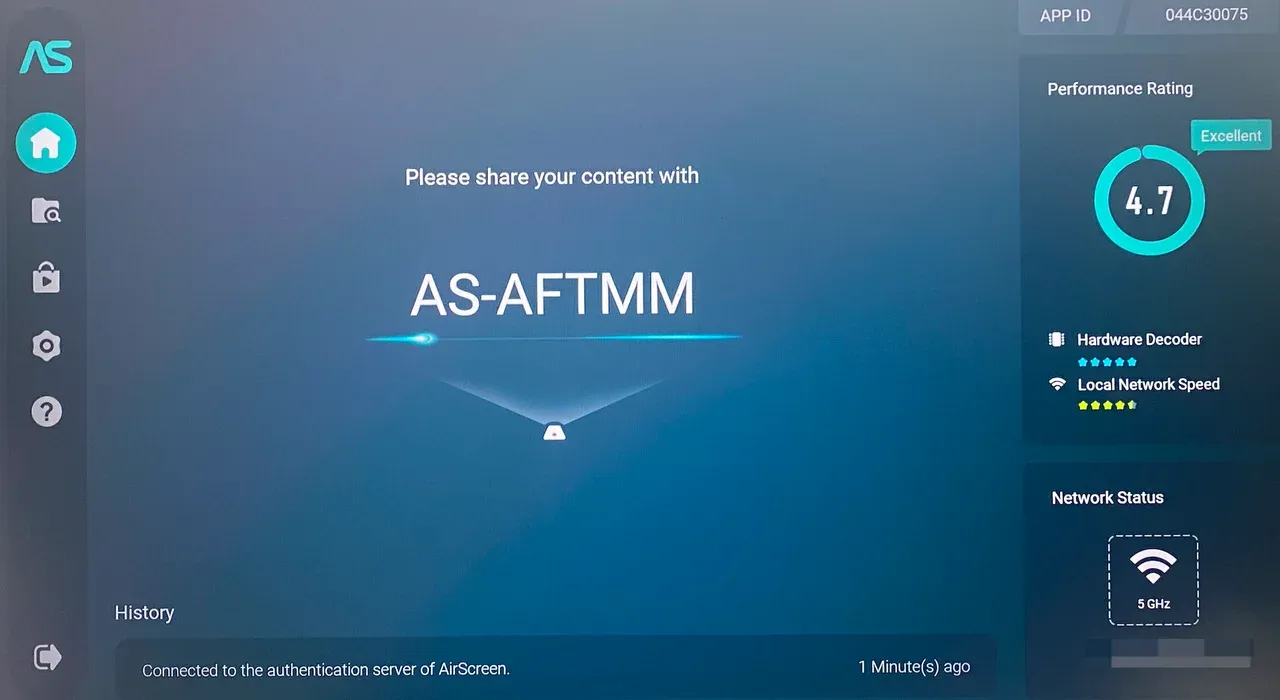 AirScreen auf Fire TV starten