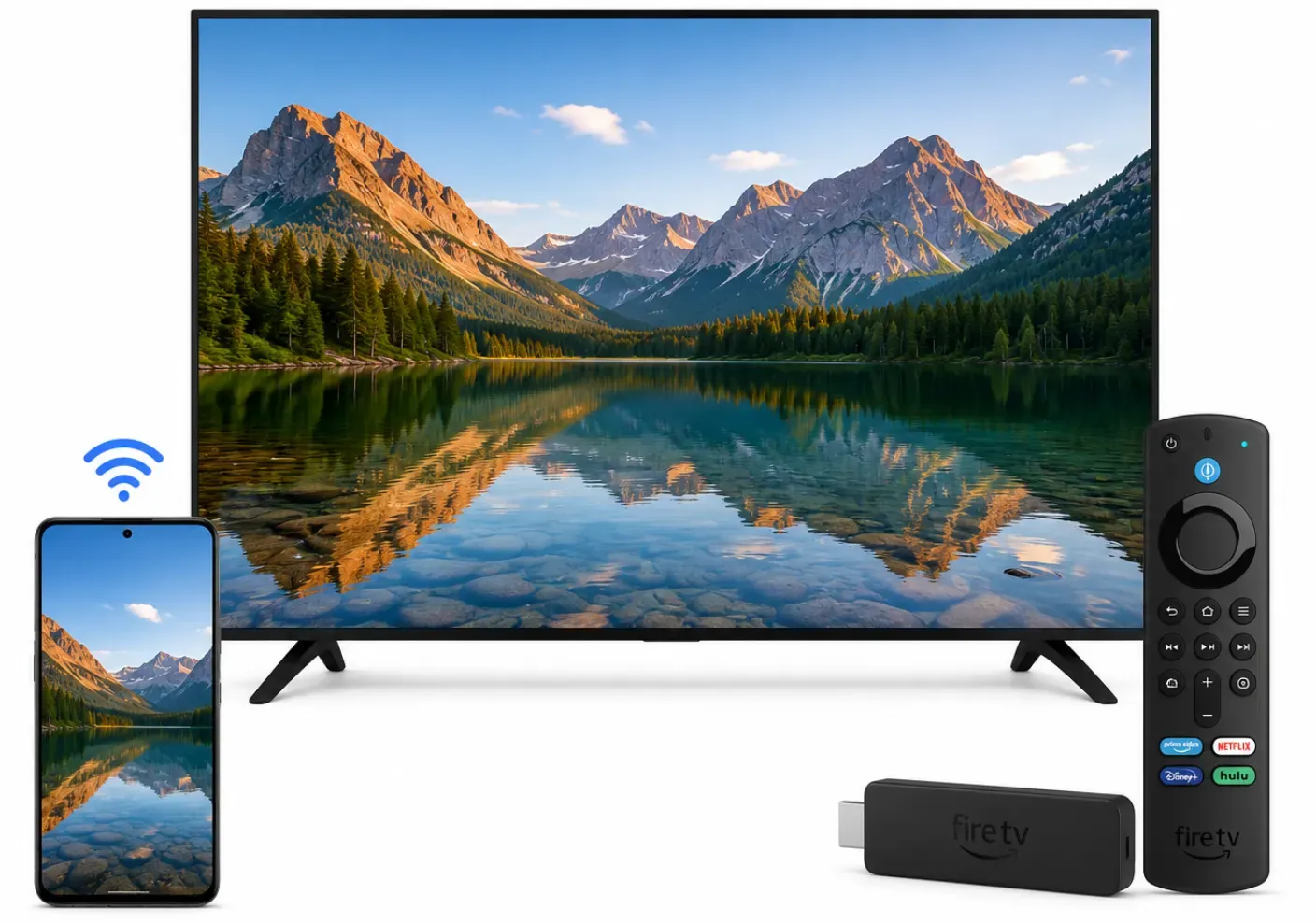 cast Android phone to Fire TV Stick wirelessly