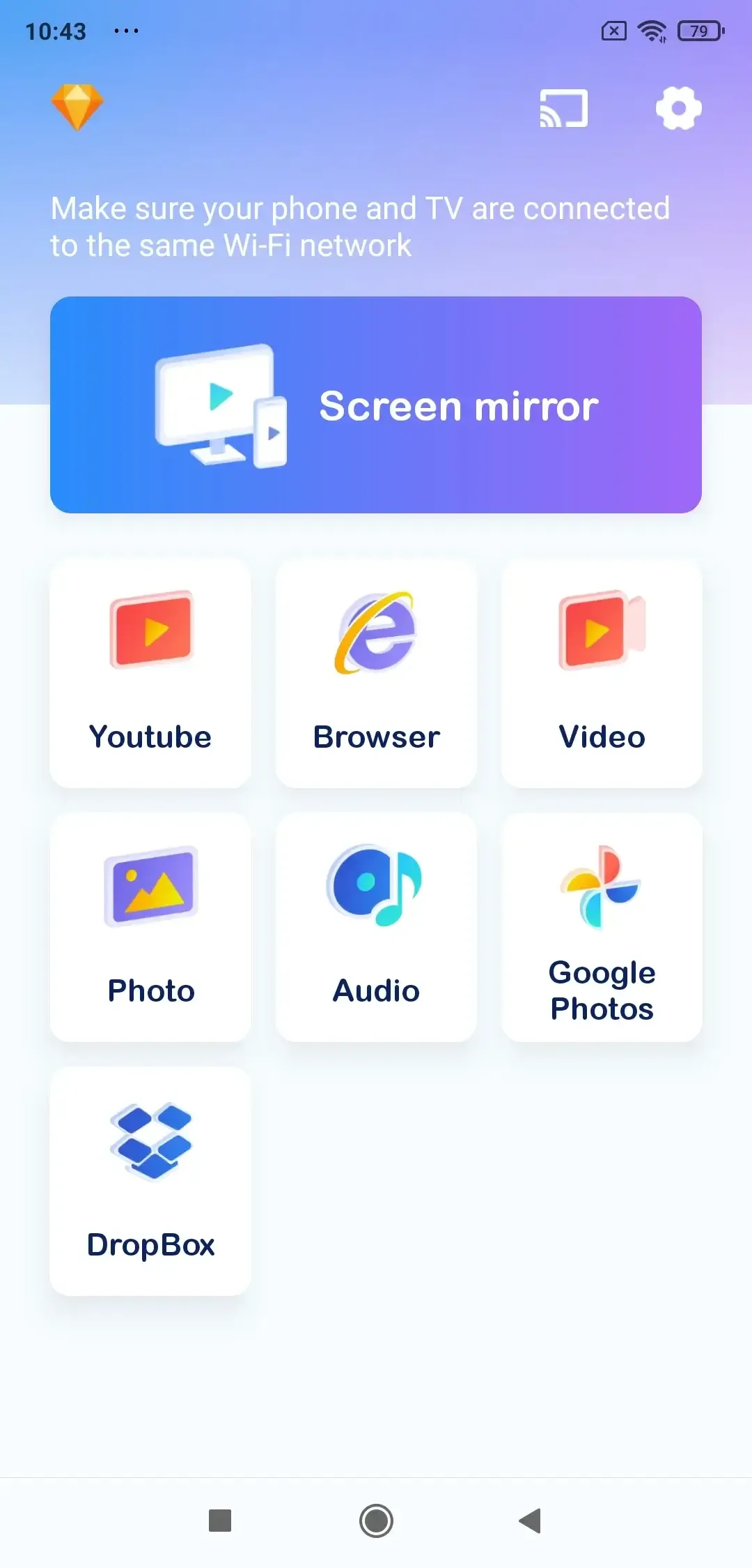 Cast to TV App