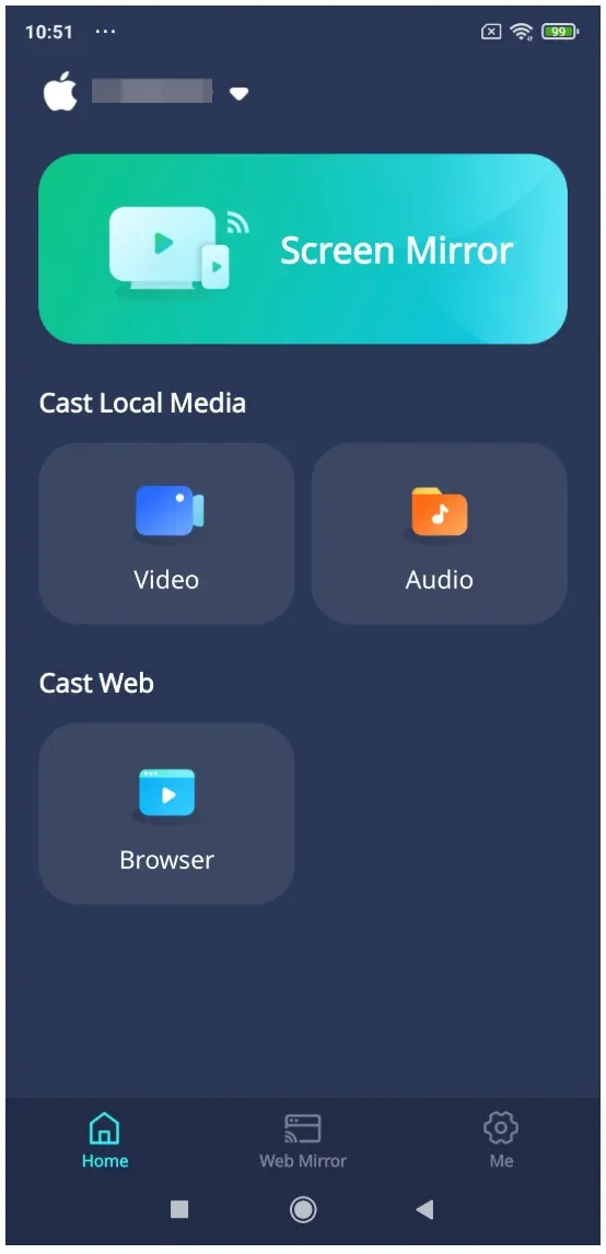 connect Android to Apple device using PigeonCast