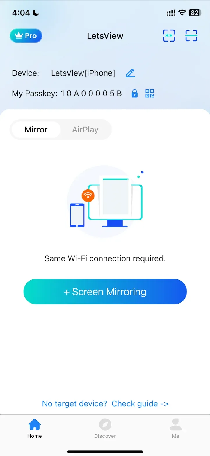 how to mirror iPhone to LG TV via LetsView