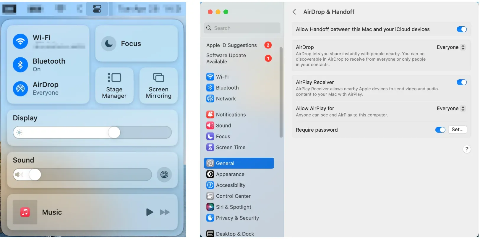 AirPlay feature on Mac