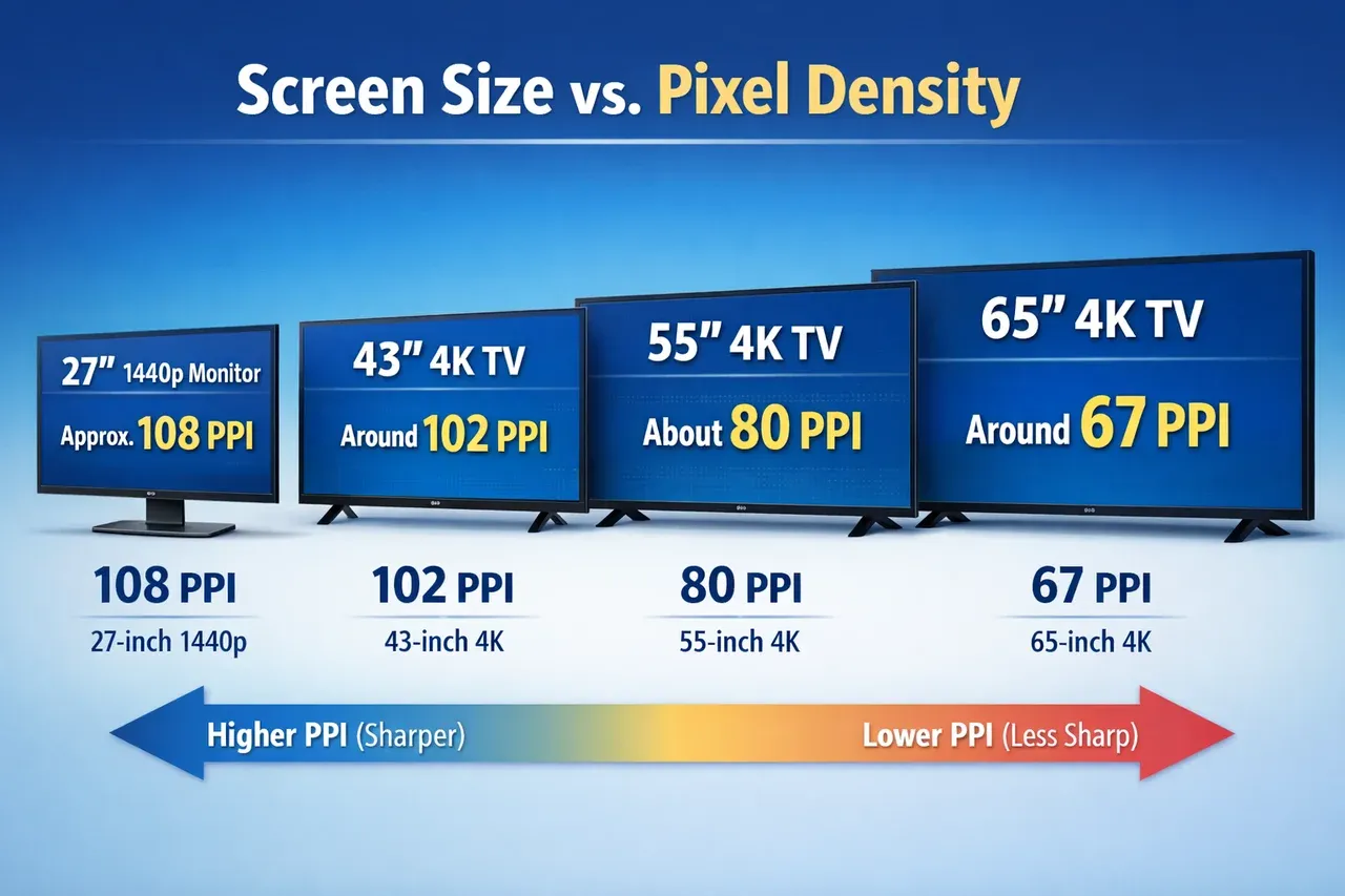 Pixel Density vs. Screen Size