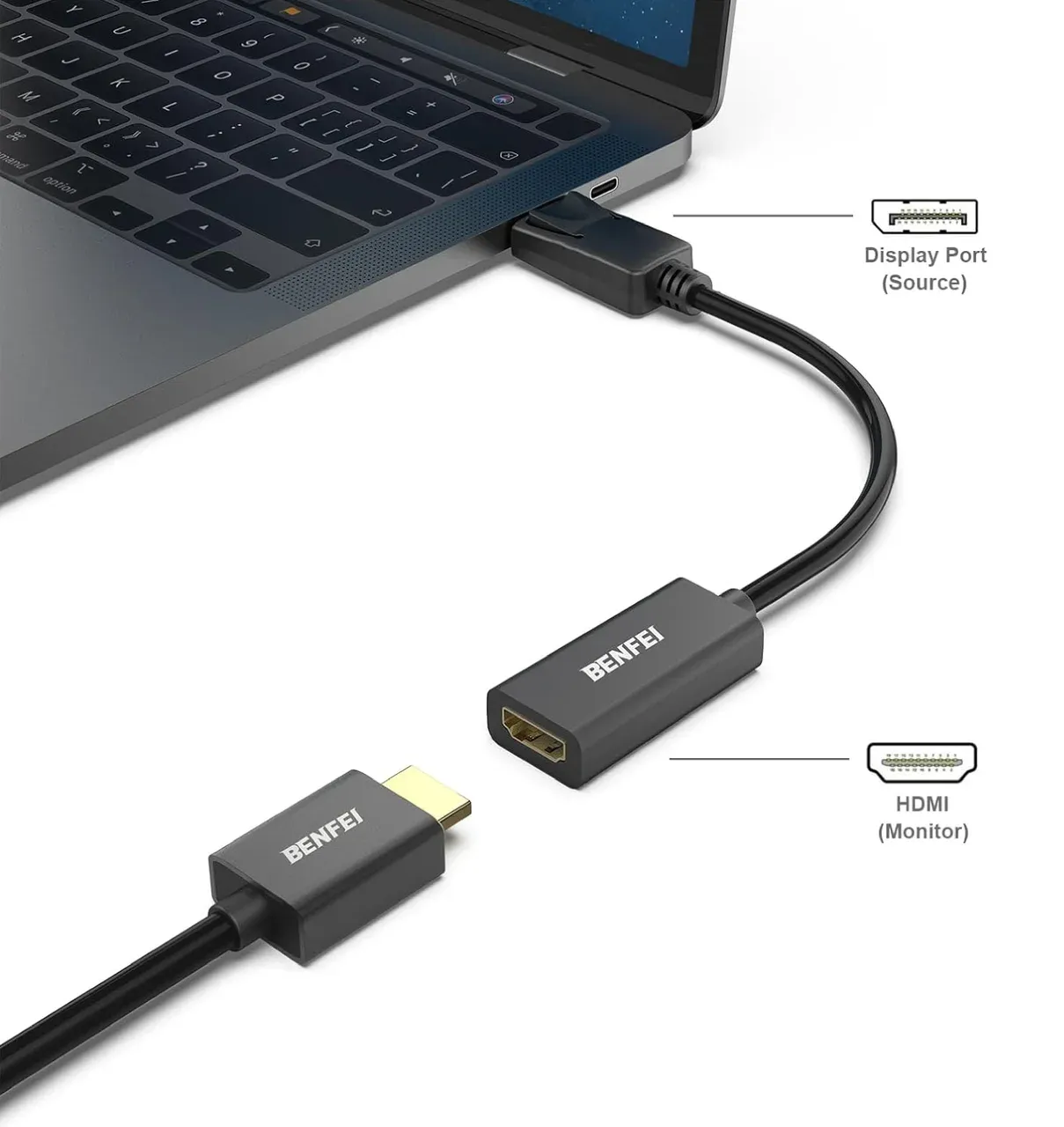 DisplayPort to HDMI adapter