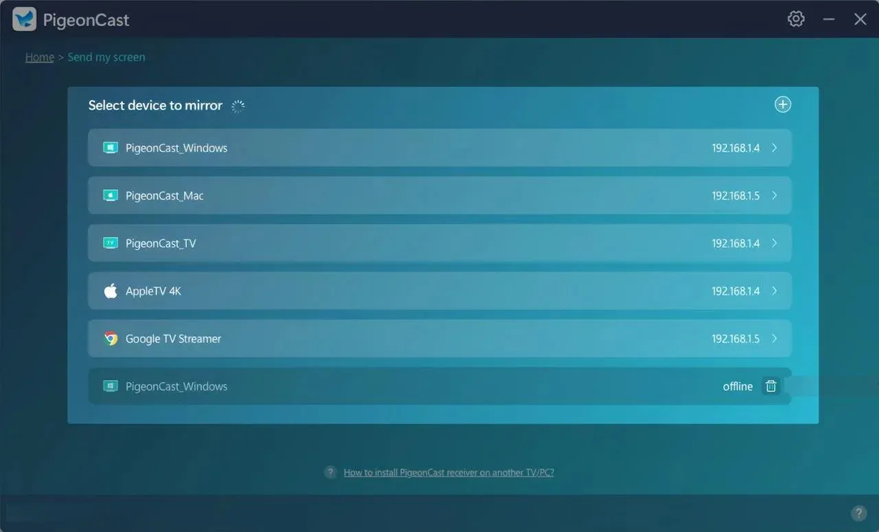 Device list