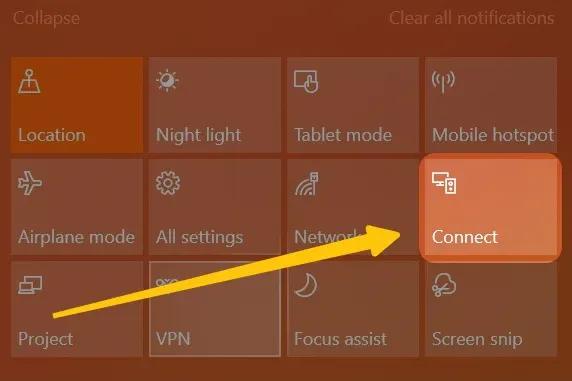 Connection on Windows PC