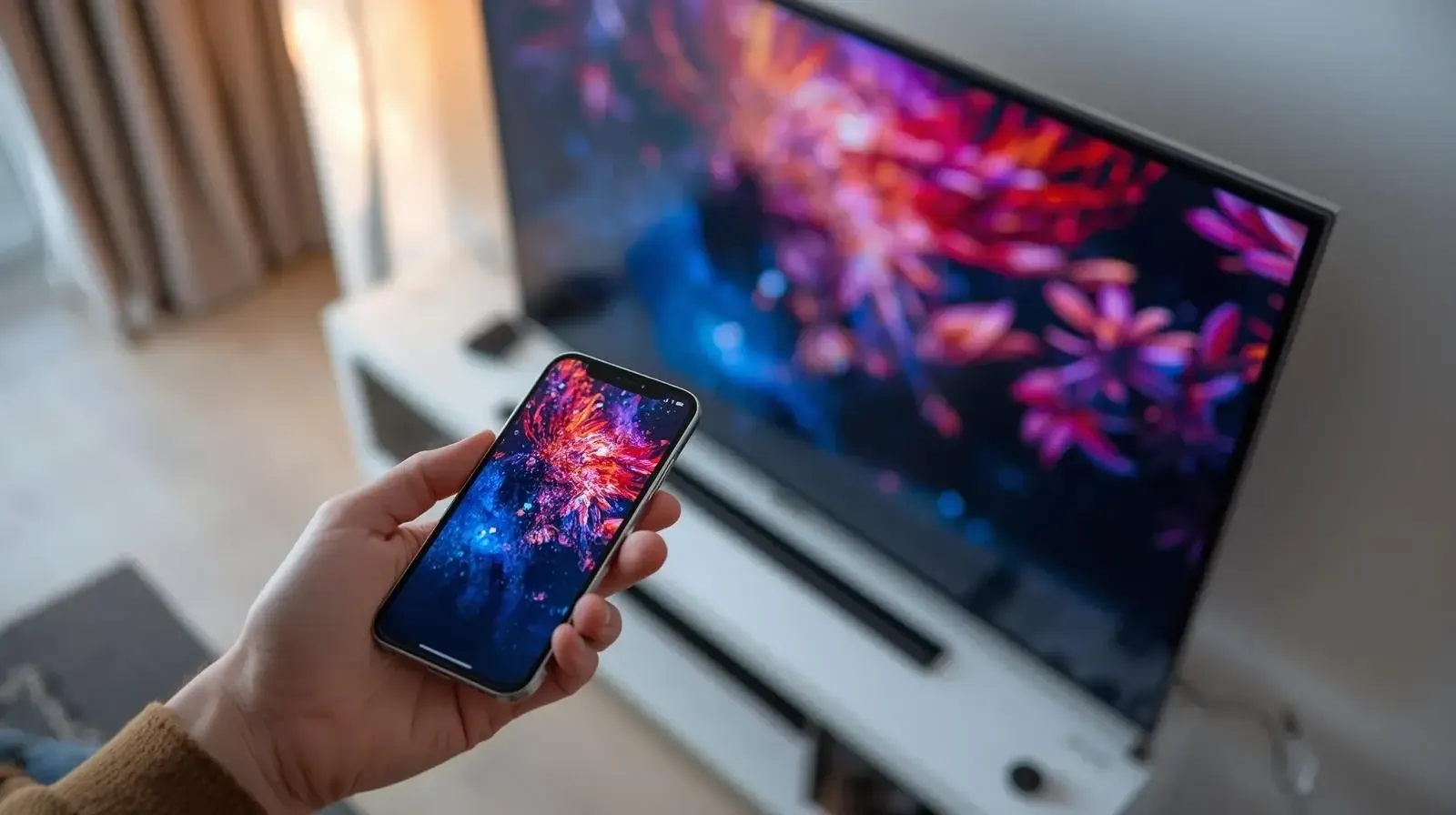 Screen mirror iPhone to Samsung TV