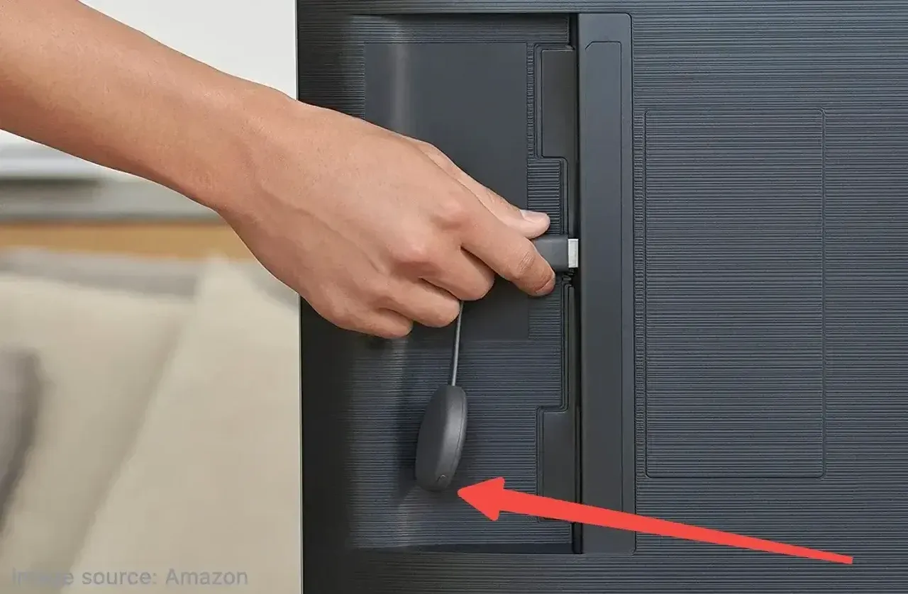 reset button on Chromecast