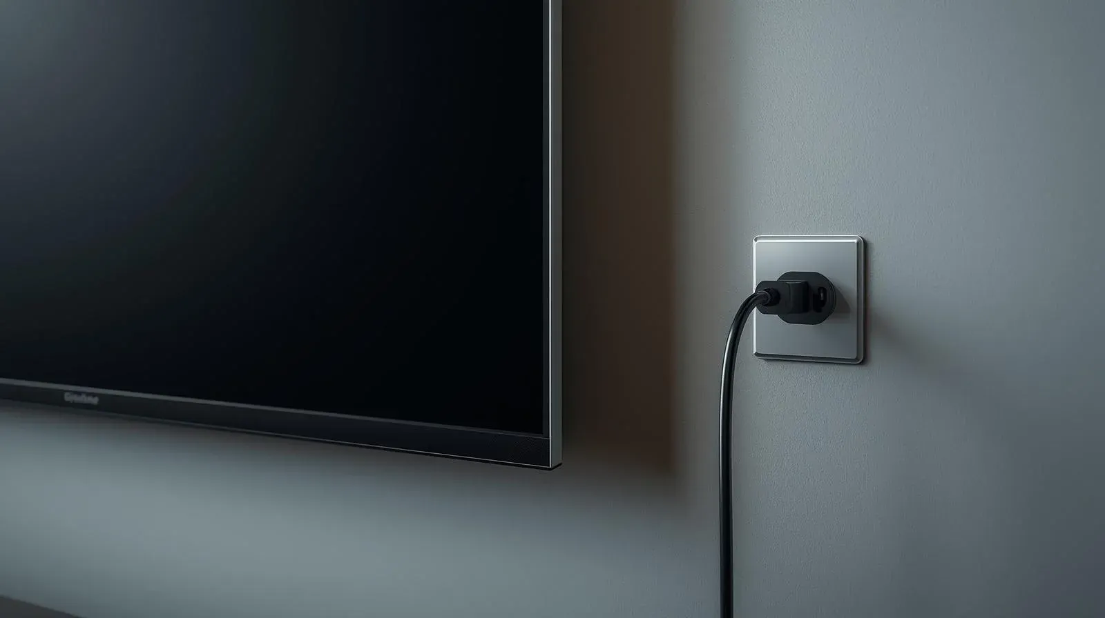 TV into the power source