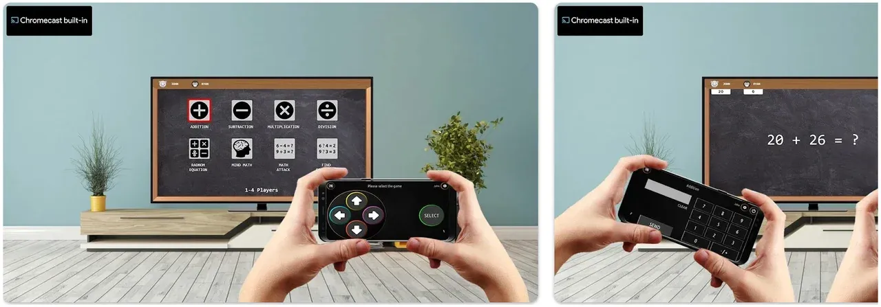 Math Arcade Chromecast Games