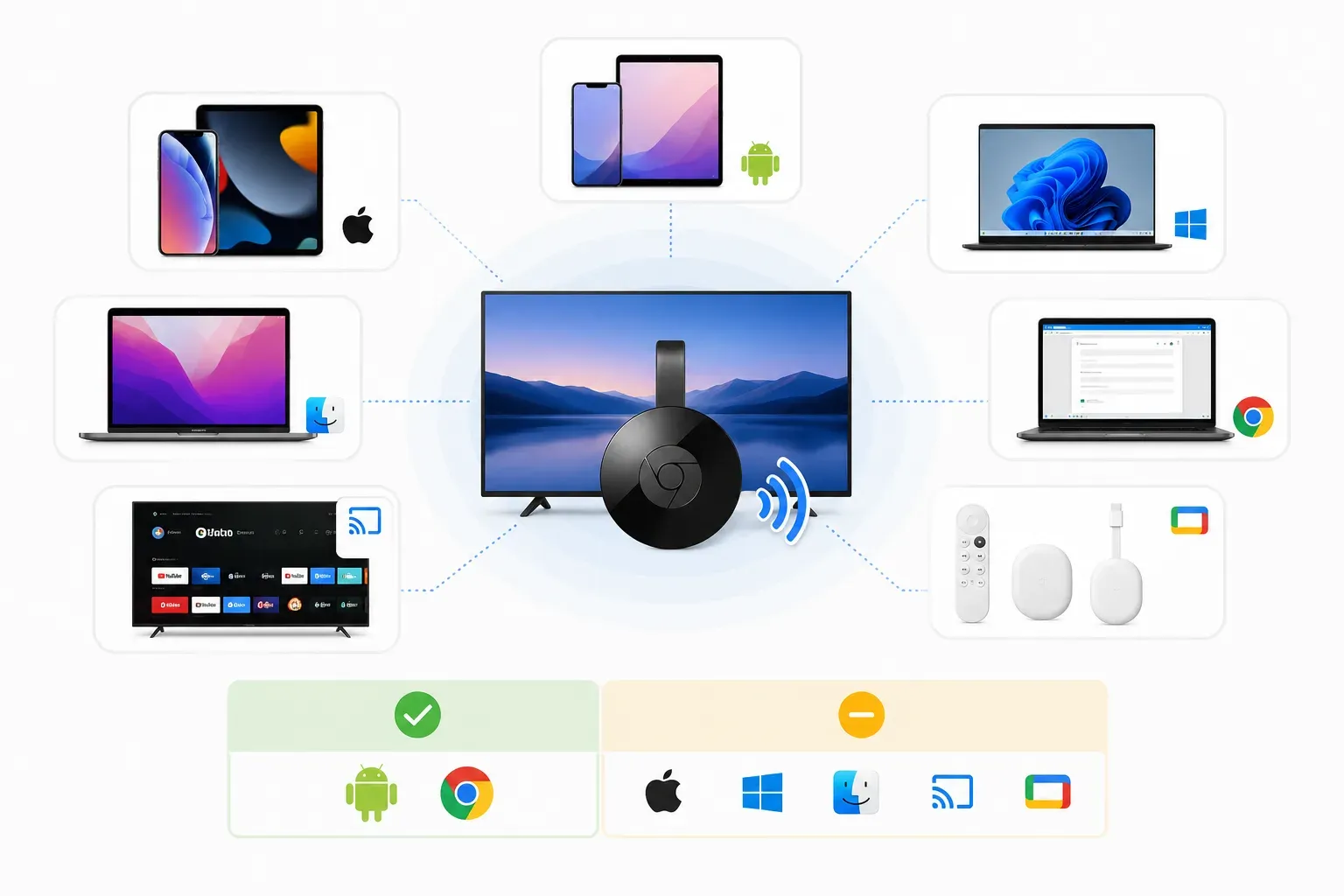 many devices works with Chromecast