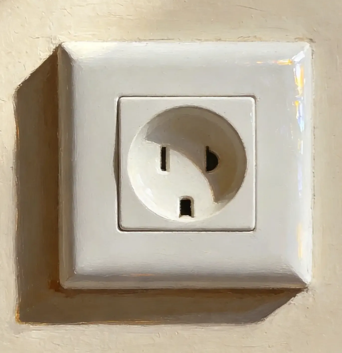 Power source on the wall