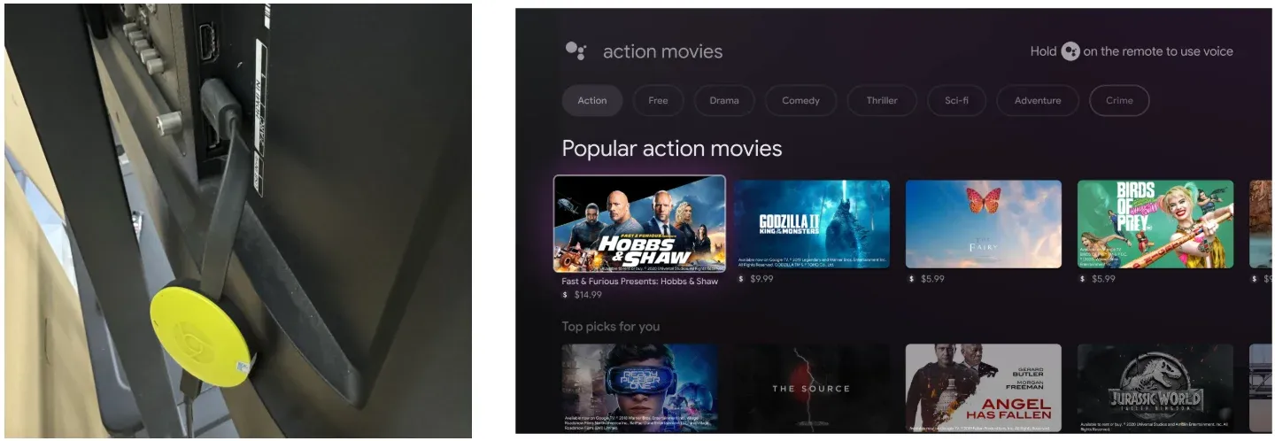 Chromecast with Google TV and Google TV Streamer (4K)