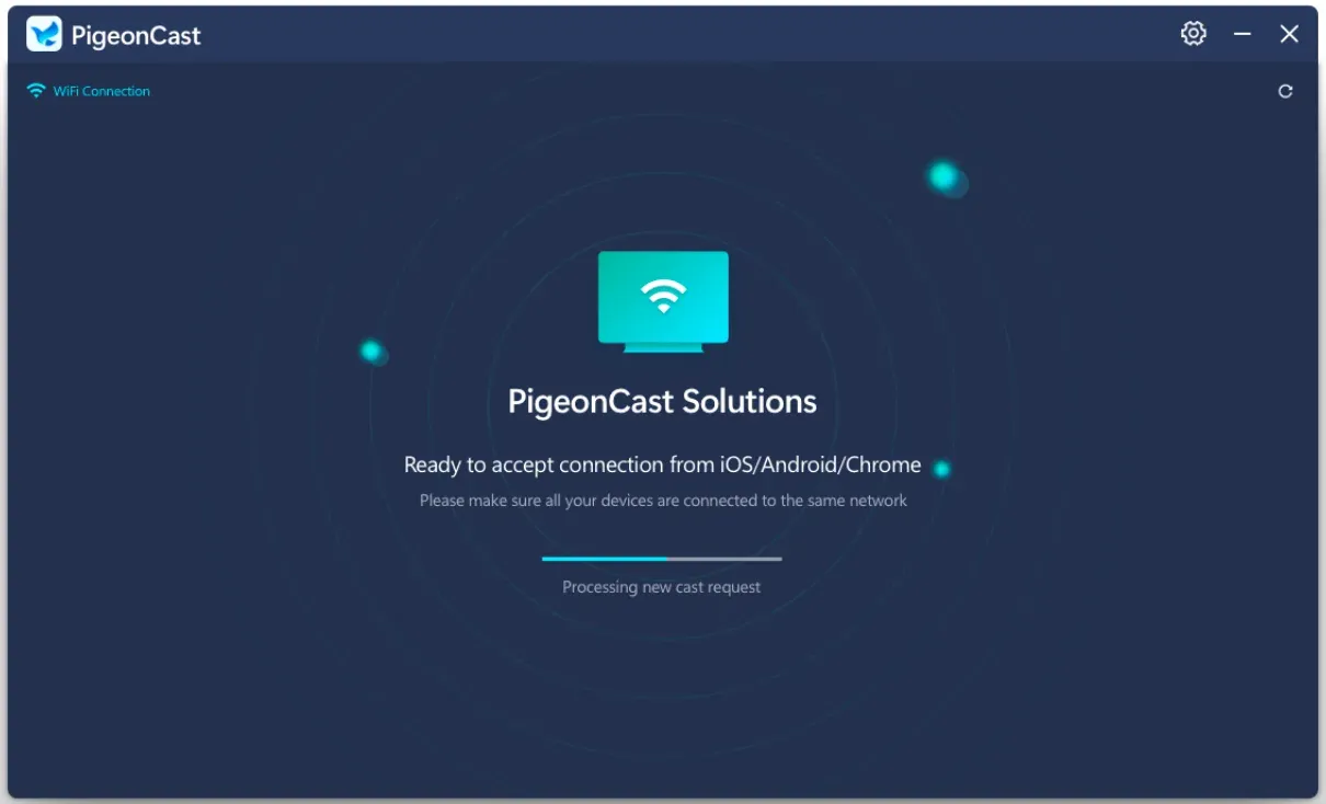 Windows screen mirroring from PigeonCast