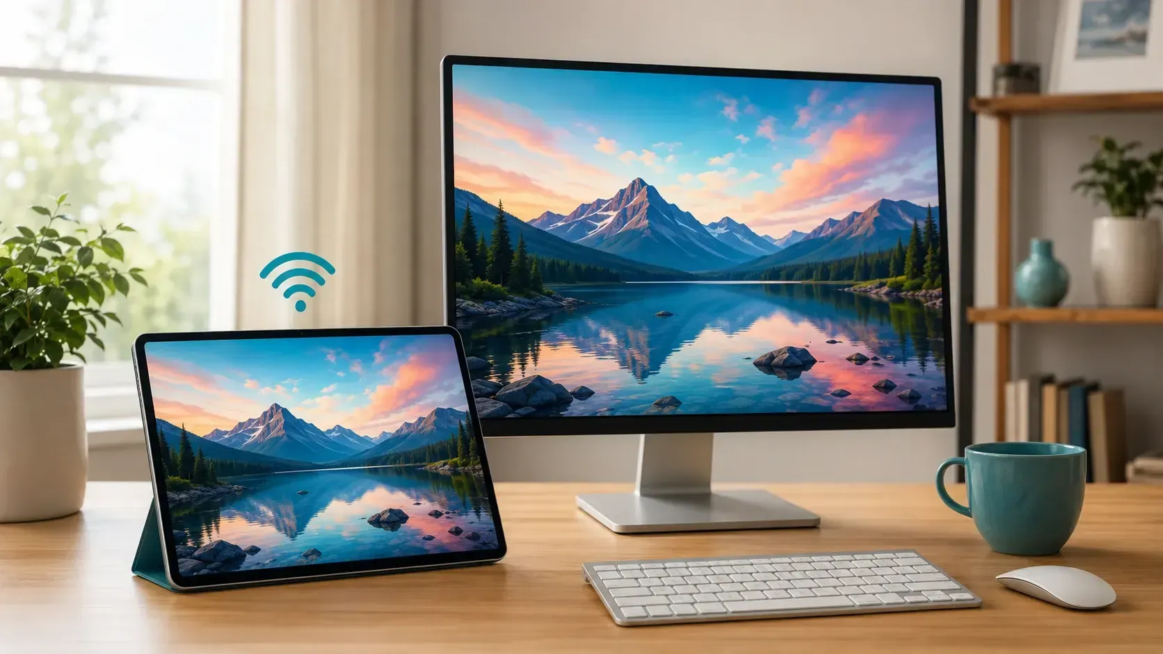 Connect a Tablet to a Computer Screen