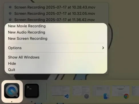 New Movie Recording