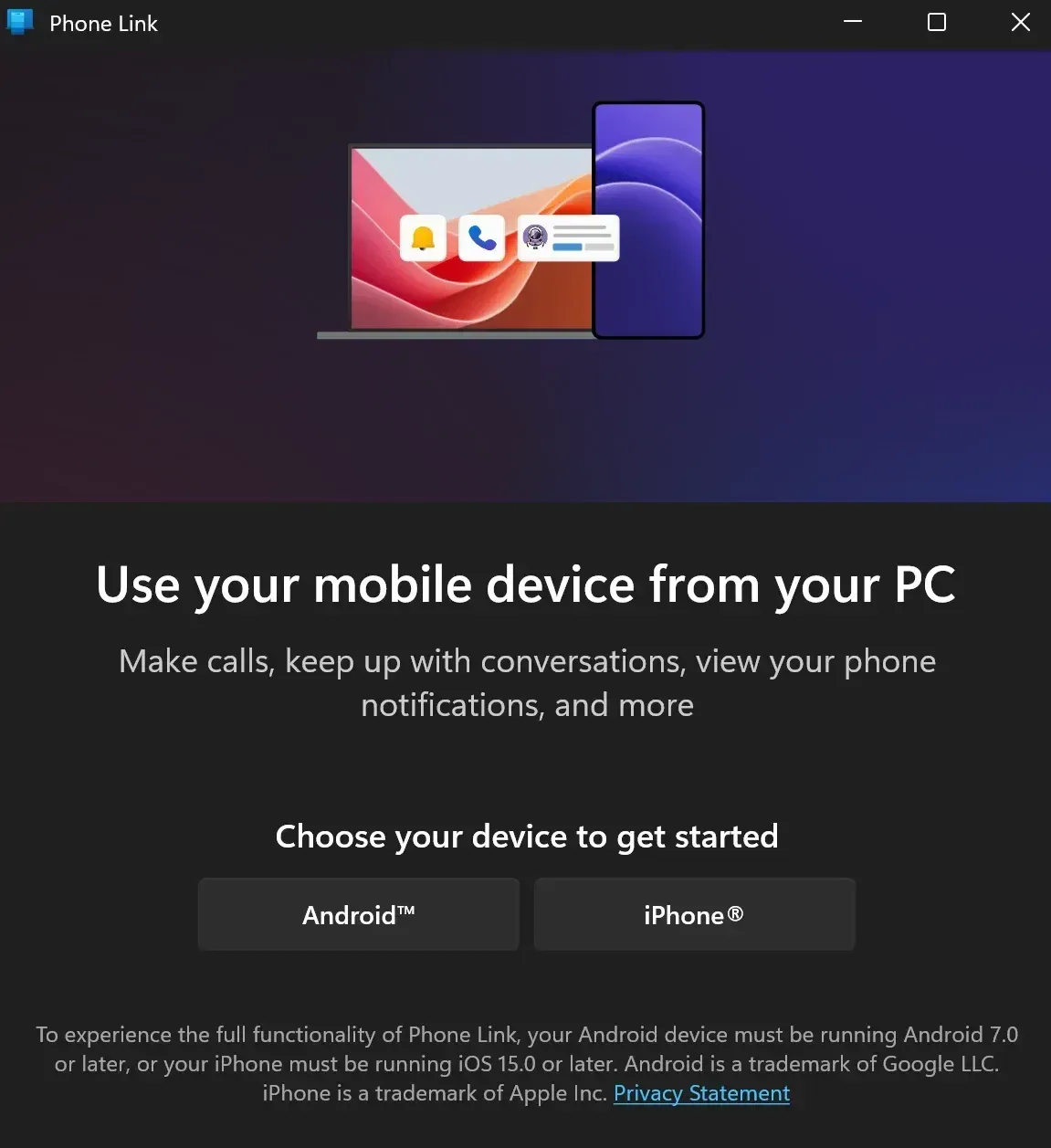 Microsoft Phone Link