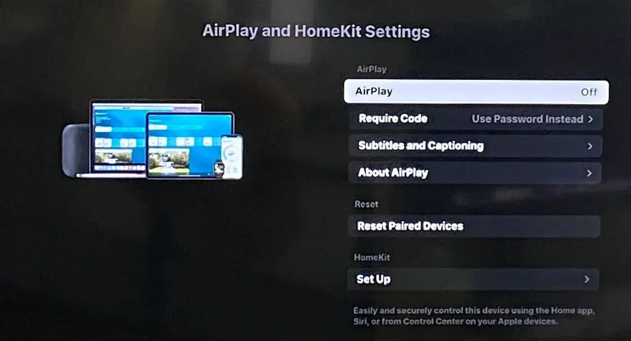enable AirPlay on Roku