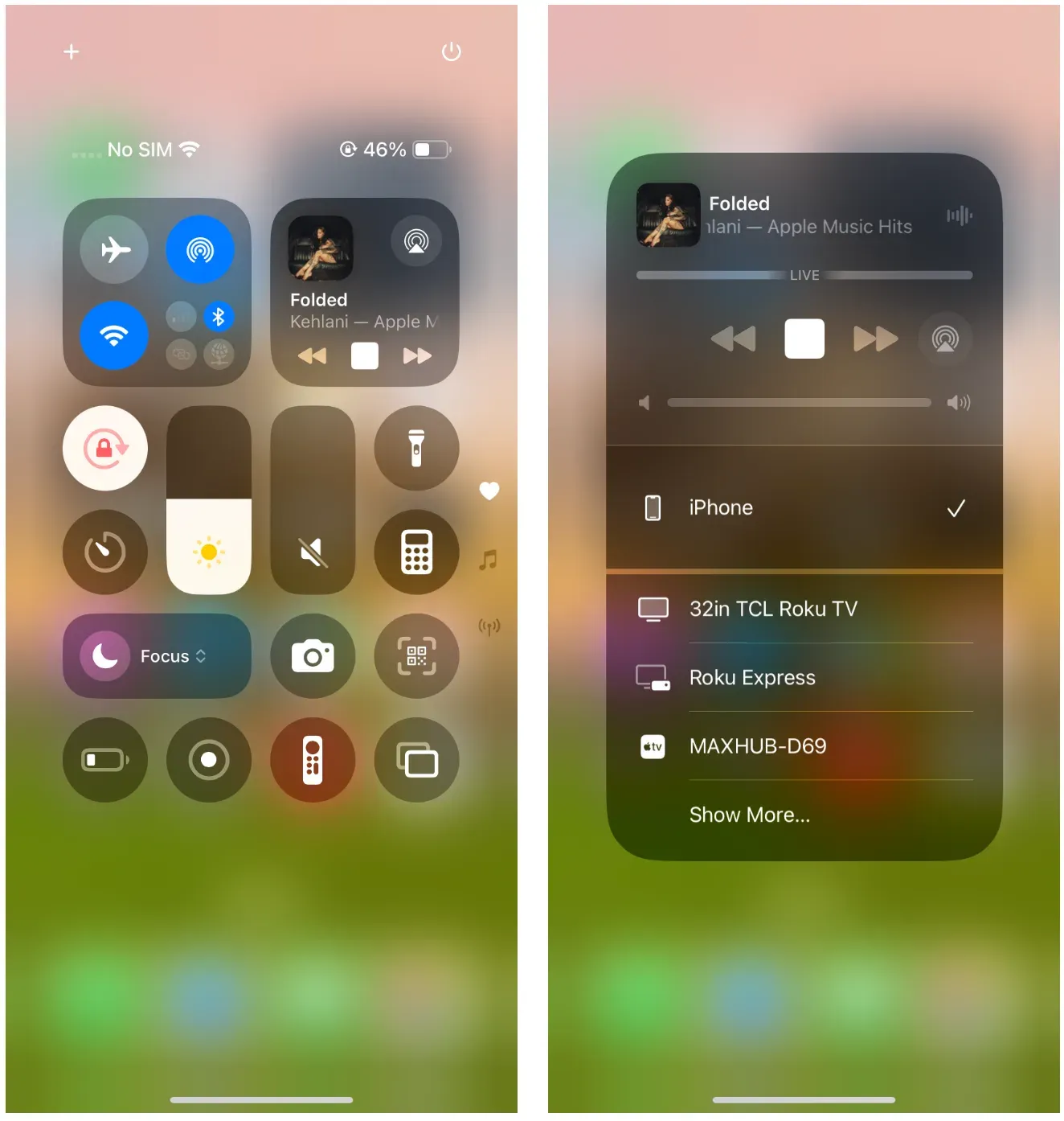 AirPlay music from iPhone to TV