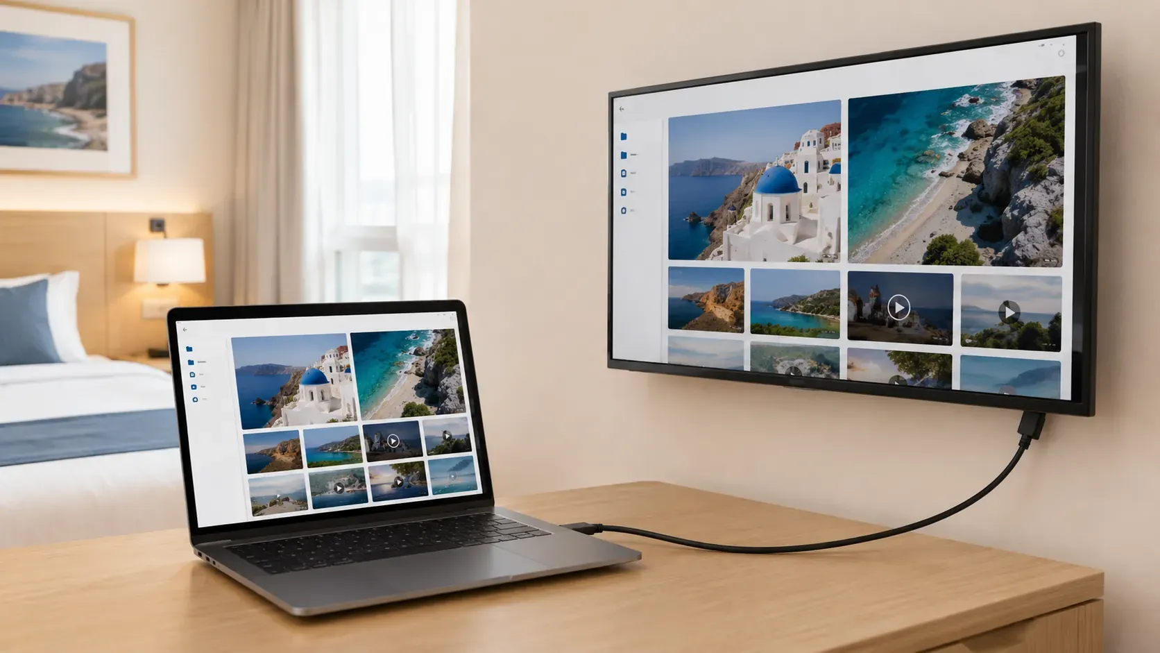 mirror Dropbox via an HDMI Cable