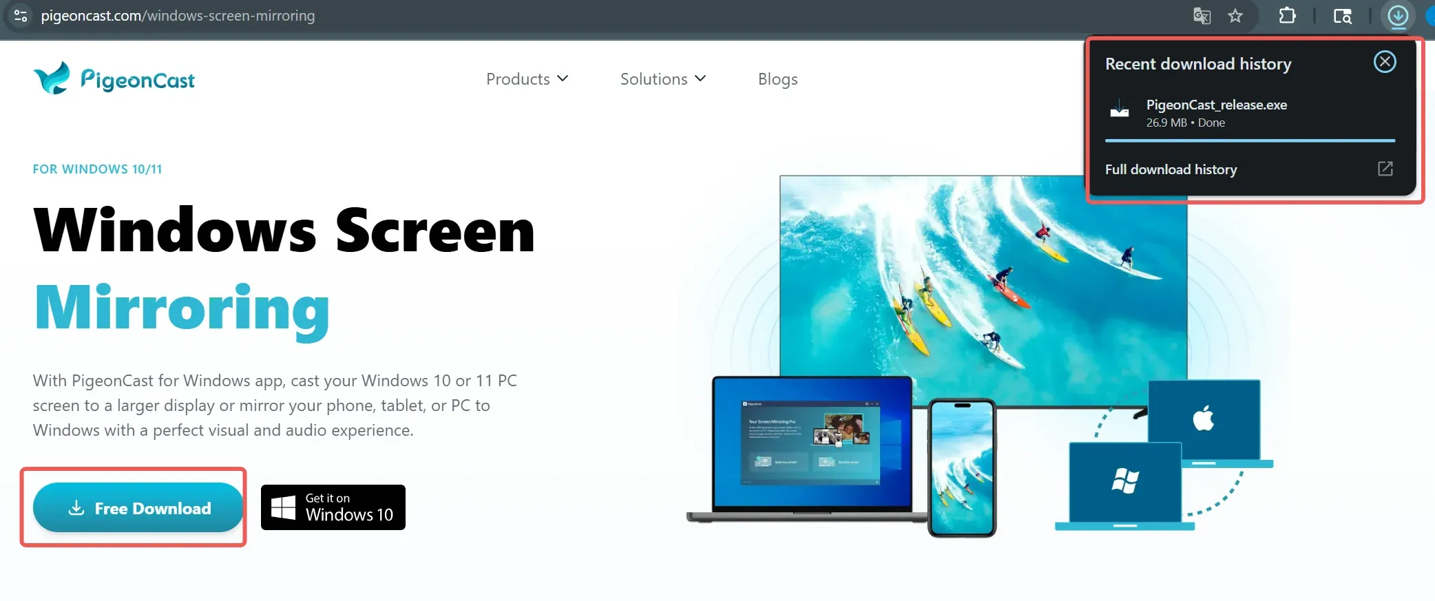 Download PigeonCast for Windows Directly
