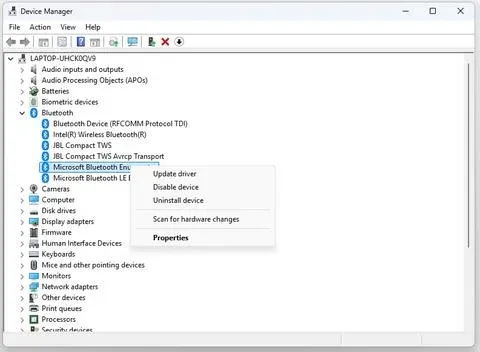 update Bluetooth driver