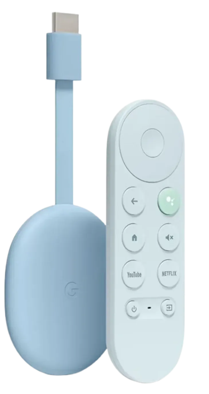 what Chromecast with Google TV looks like