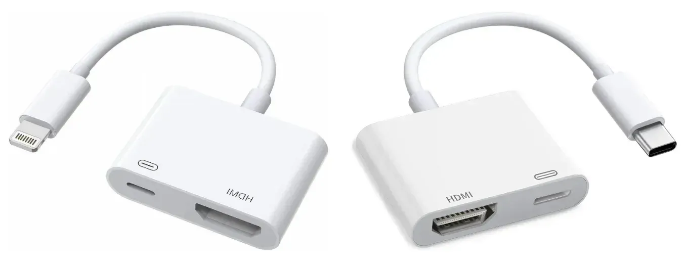 iPhone HDMI adapter