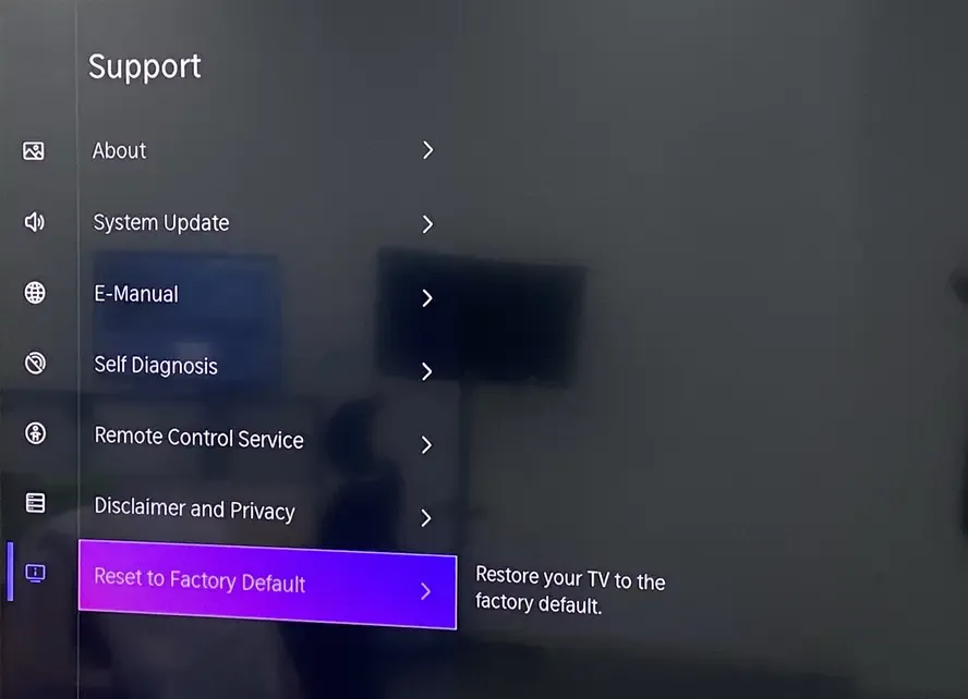 Reset to Factory Default