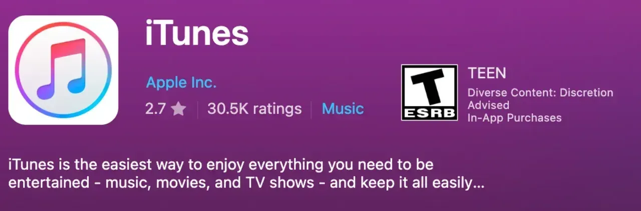 iTunes for Windows