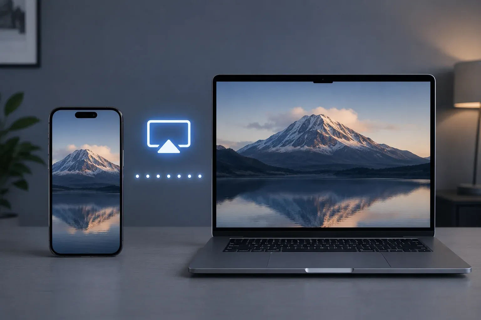 mirror iPhone to a laptop