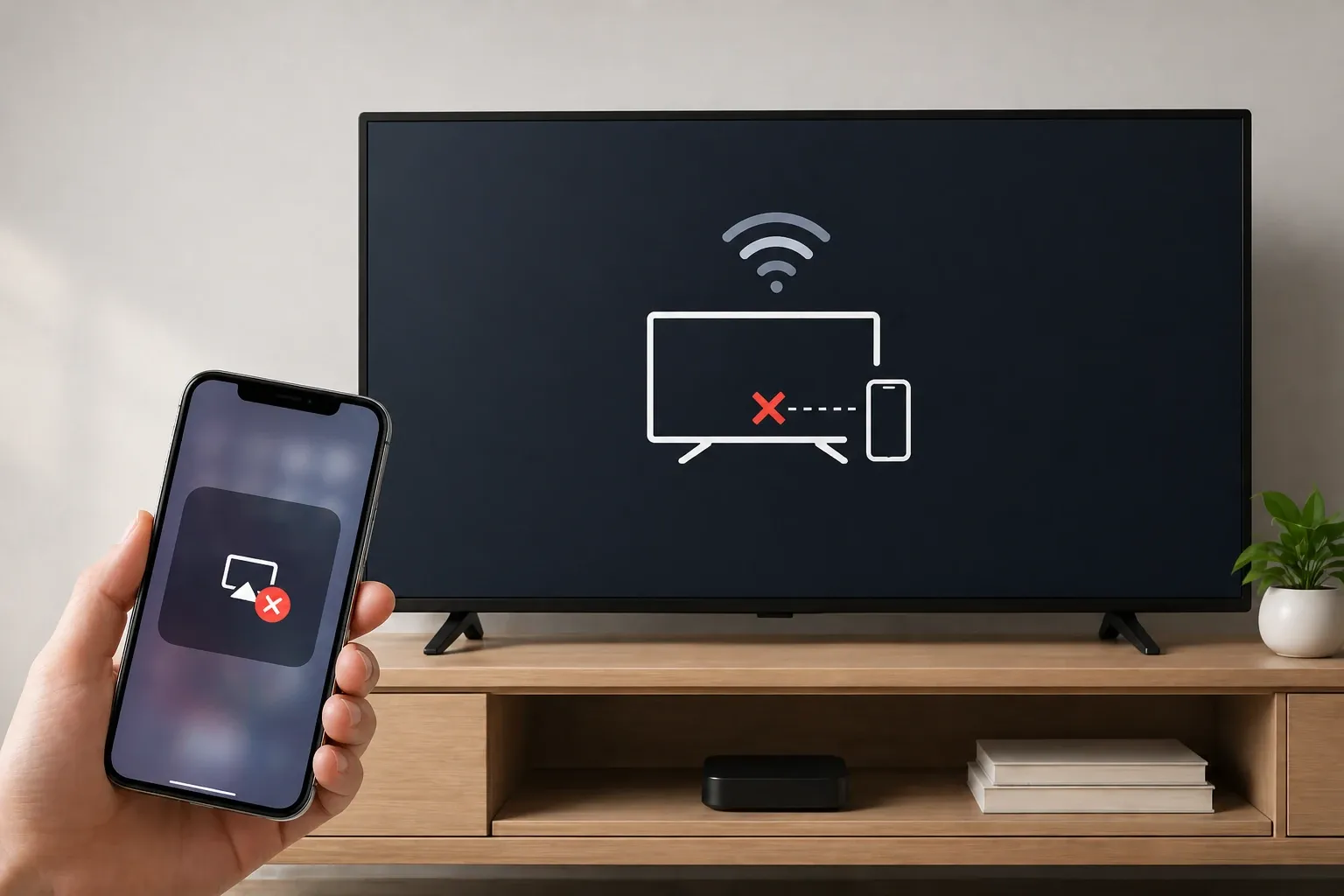 can't AirPlay iPhone to TV