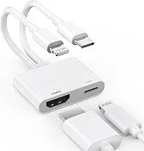 Lightning to HDMI adapter and USB-C to HDMI adapter