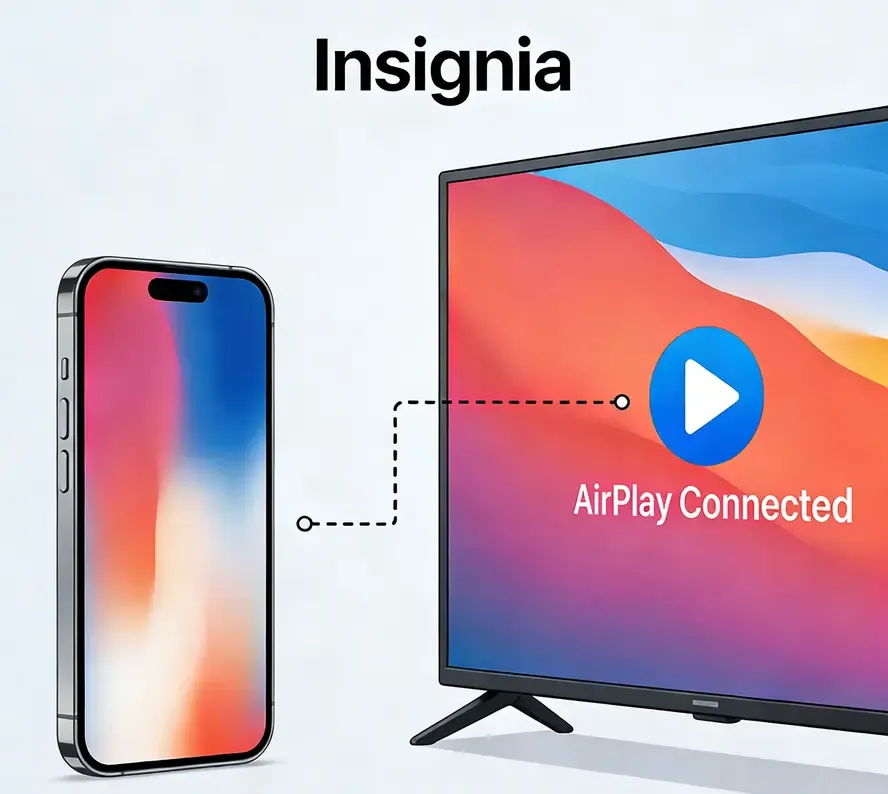 AirPlay on Insignia TV