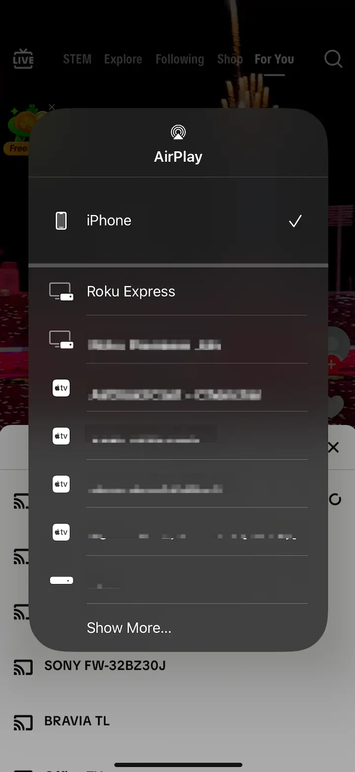 device list