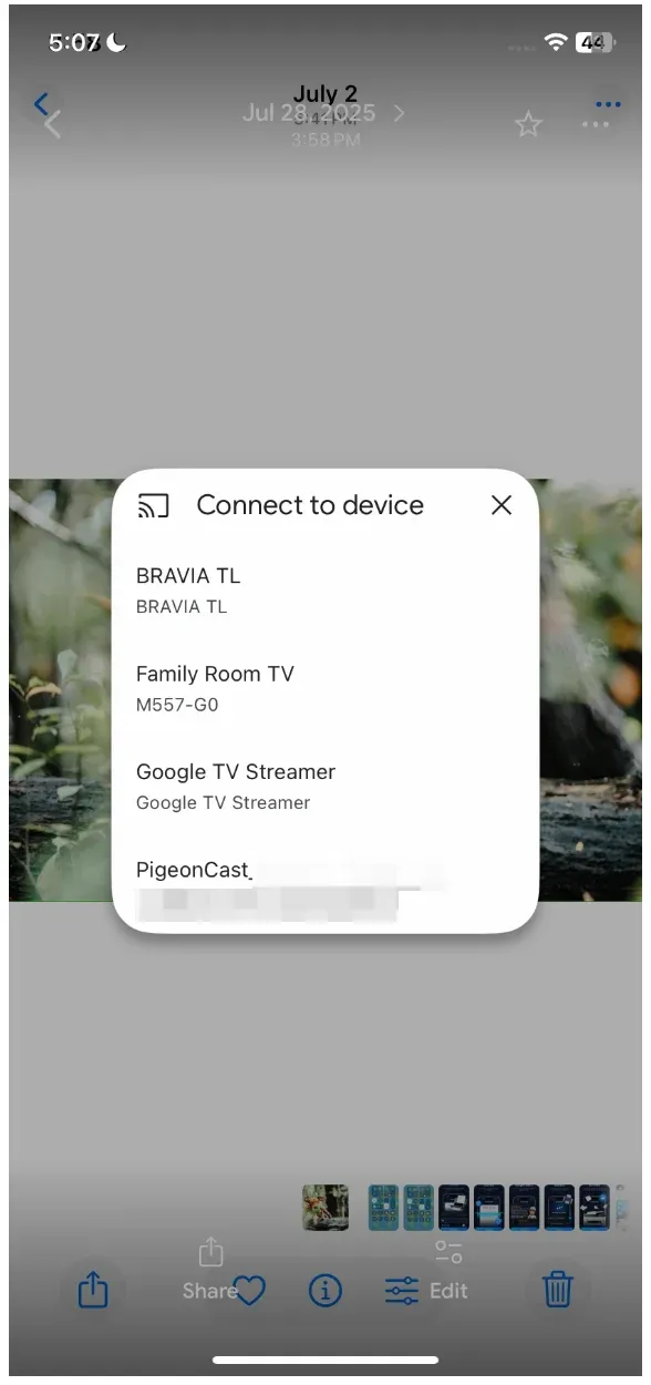 device list